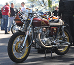 Show and shine A photo of a motorcycle.