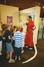 Robbie the Rat brings the Museum to life.