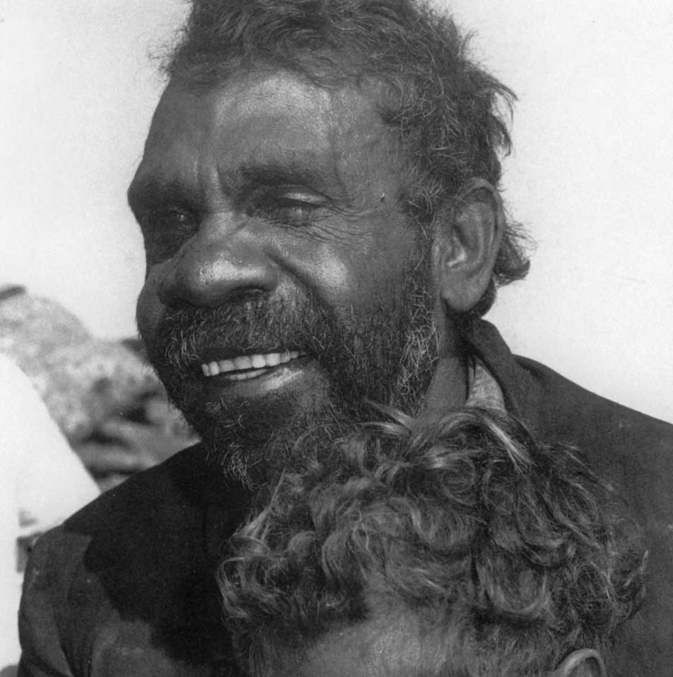 Portrait photo of an Aboriginal Australian man. - click to view larger image