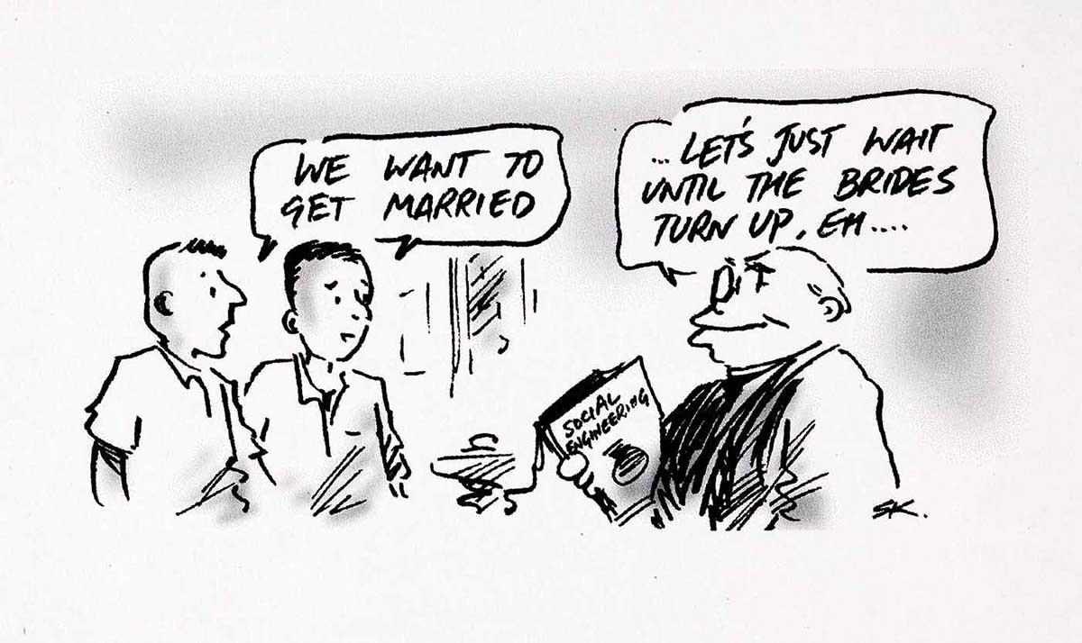 Political cartoon. - click to view larger image