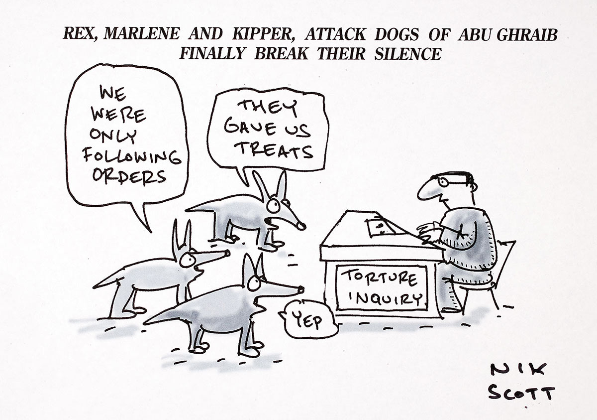 Political cartoon. - click to view larger image