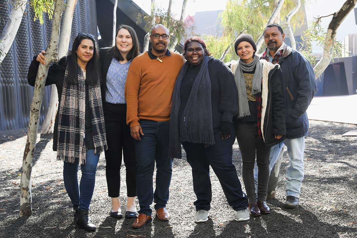A group photo featuring the 2019 Encounters Fellows.