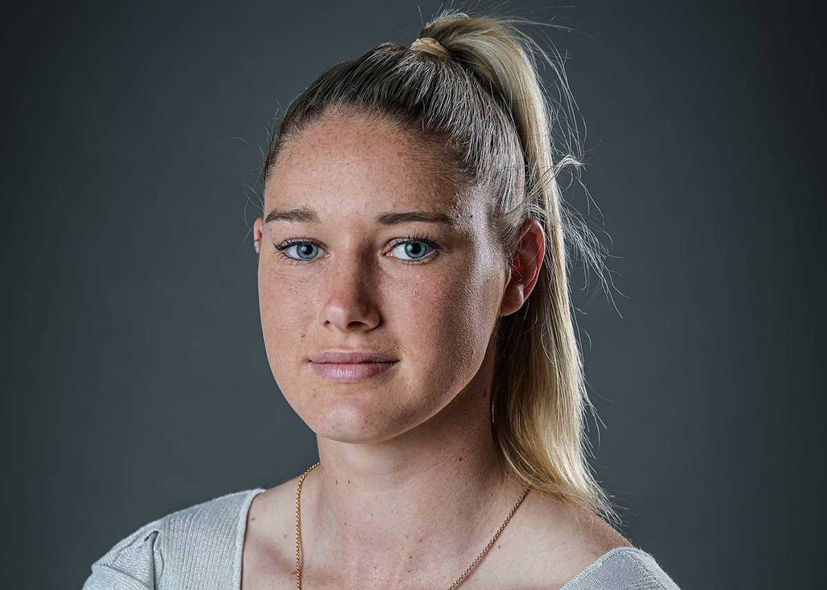 Portrait of Tayla Harris. - click to view larger image