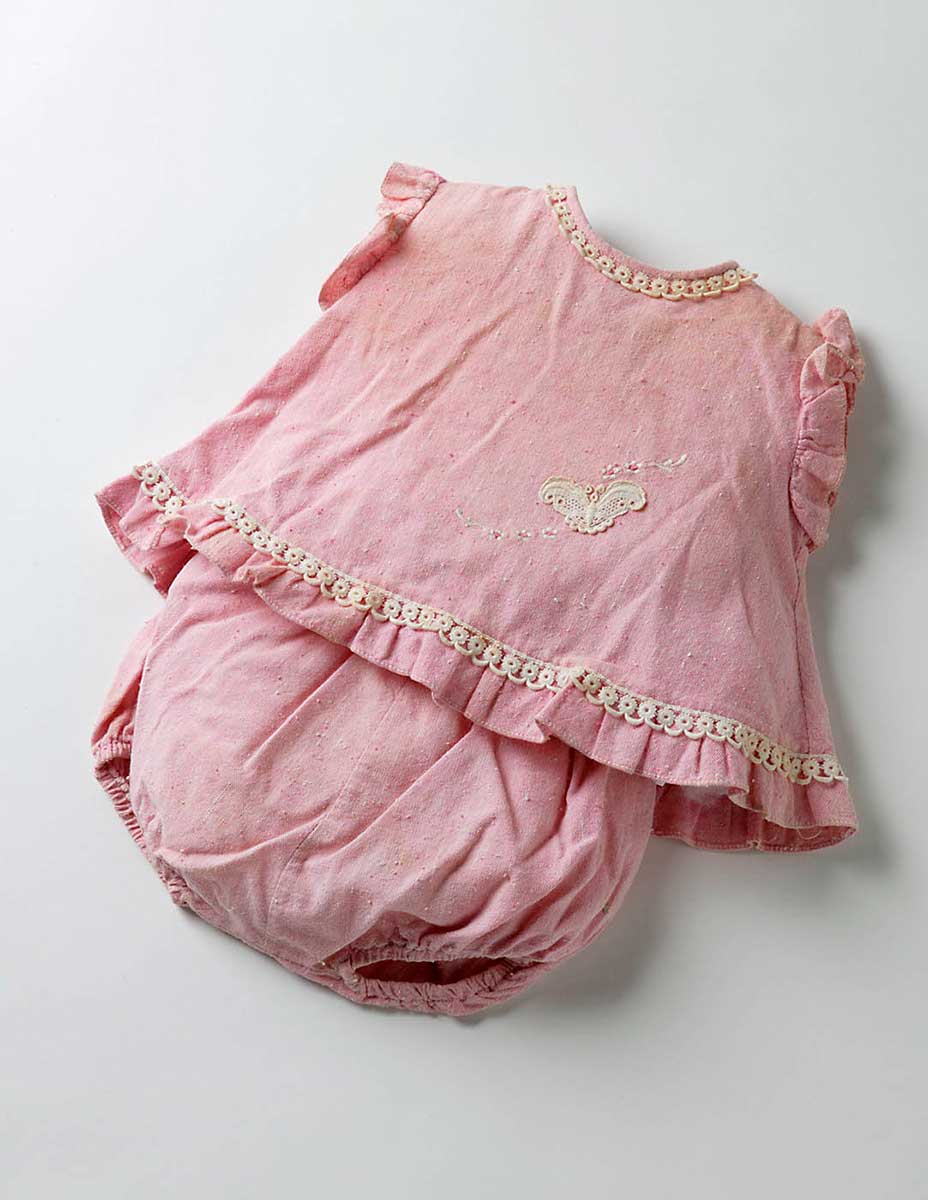 Small pink top with matching pants. - click to view larger image