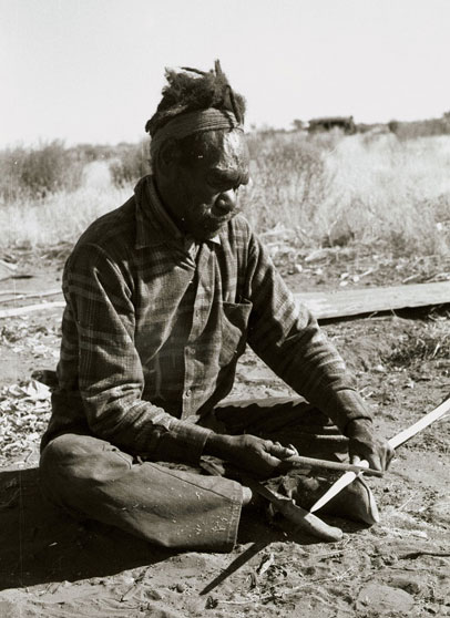 Portrait photo of an Aboriginal Australian man. - click to view larger image