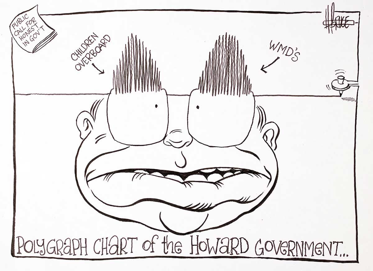 Political cartoon. - click to view larger image