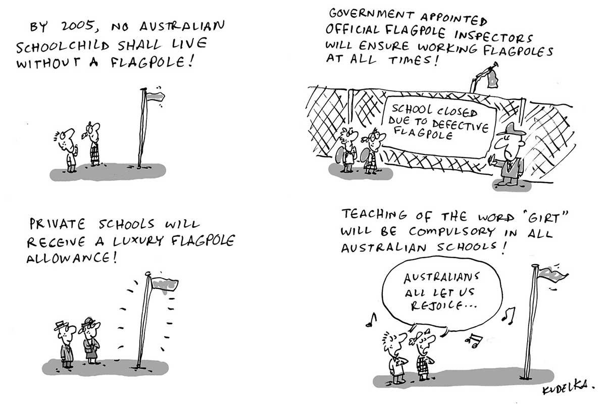 Political cartoon. - click to view larger image
