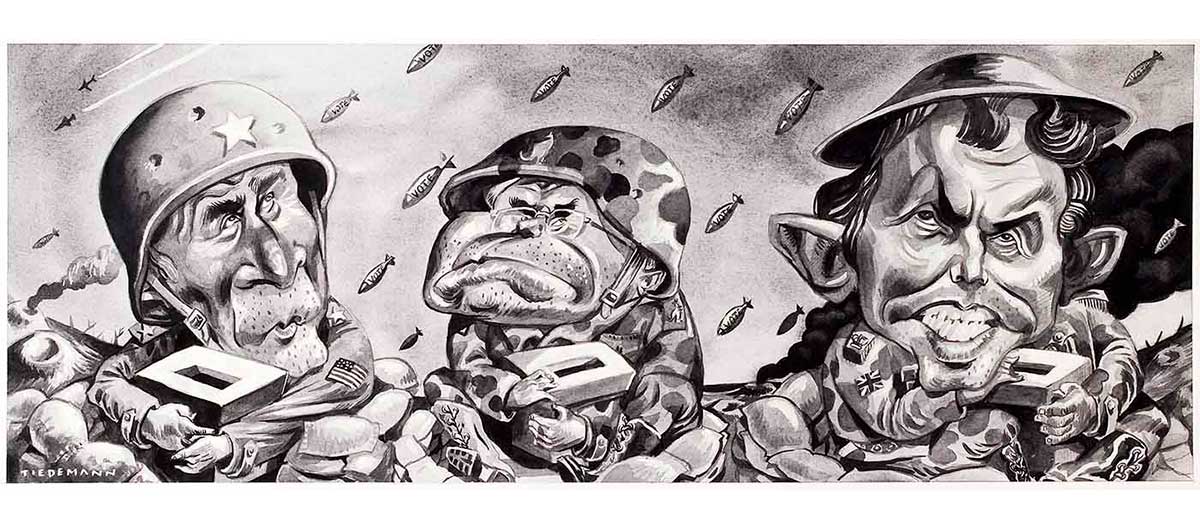 Political cartoon. - click to view larger image