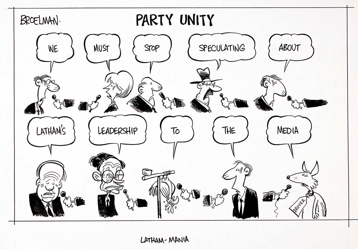 Political cartoon. - click to view larger image