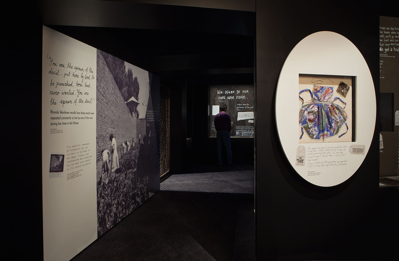 View of the Inside exhibition at the National Museum of Australia. - click to view larger image