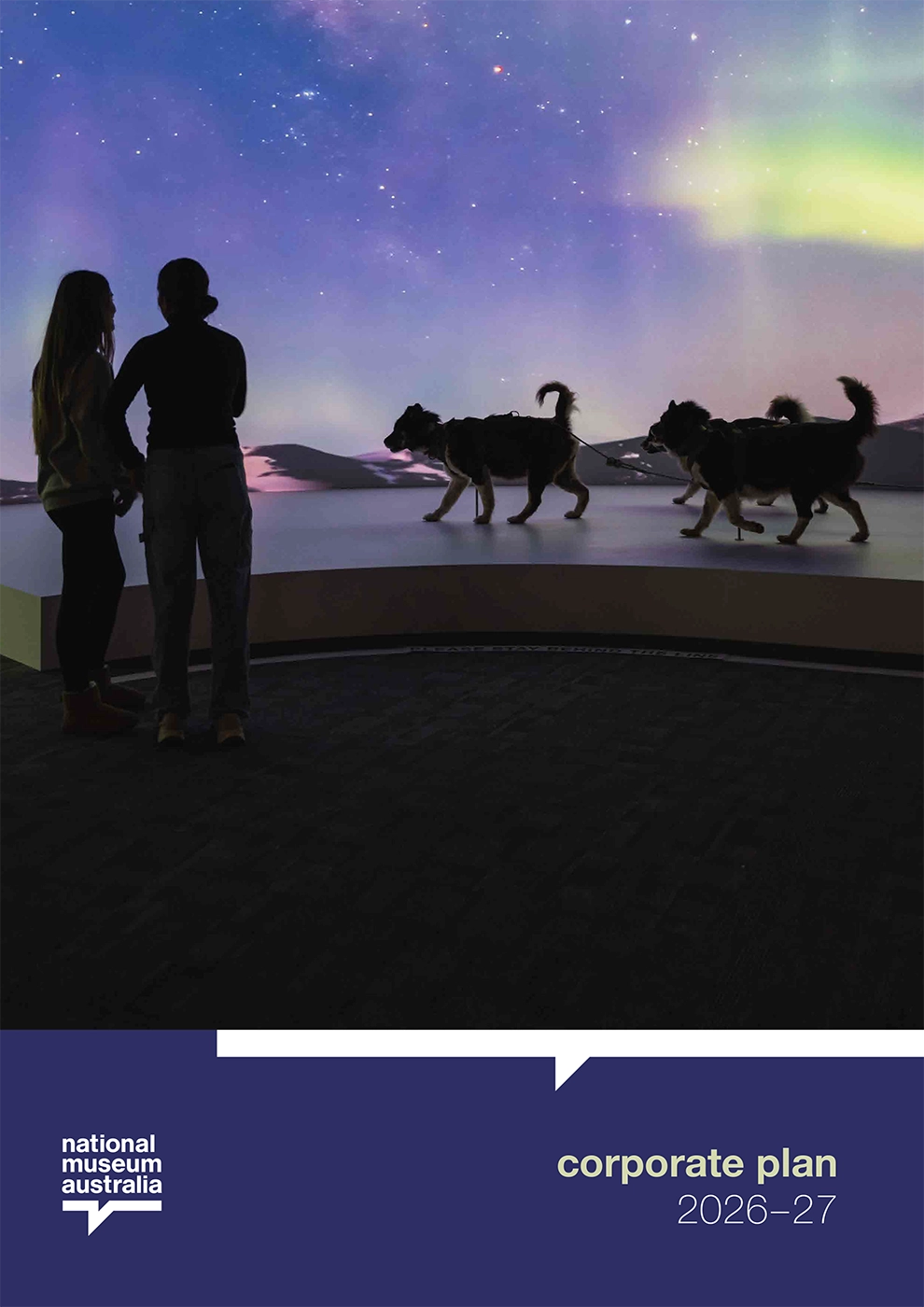 Visitors to the Antarctica exhibition. Photo: Tim Ngo. National Museum of Australia