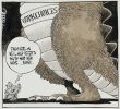 Cartoon of John Howard telling his looming WorkChoices dragon: 'From here on we'll only refer to you by your new name ... Bambi'.
