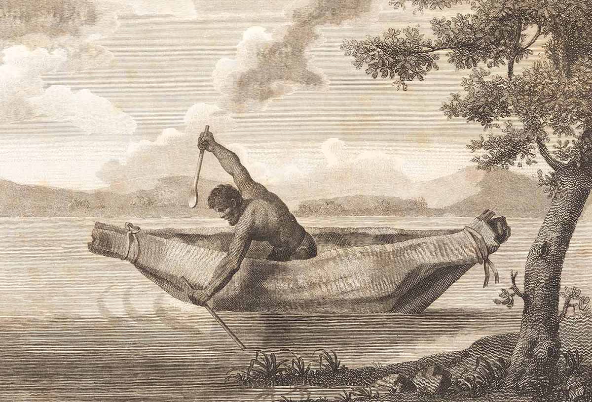 Engraving by Samuel John Neele of James Grant’s image of ‘Pimbloy’ is believed to be the only known depiction of Pemulwuy.