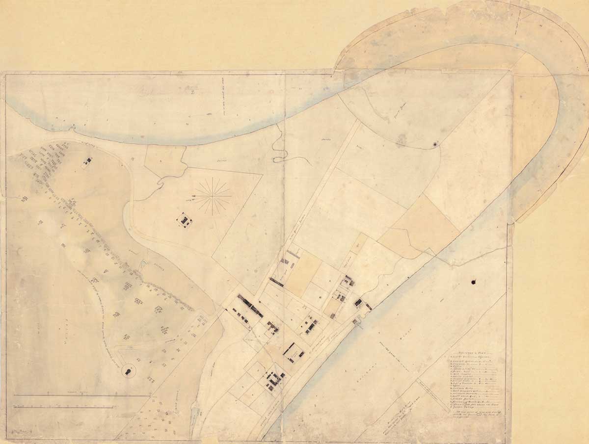 Map of a township. - click to view larger image