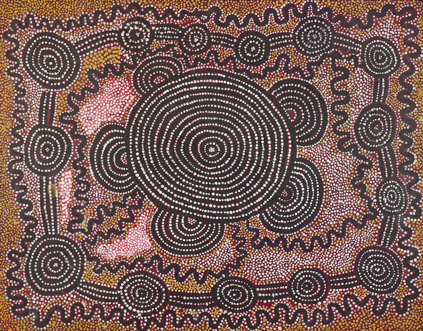 Aboriginal painting.