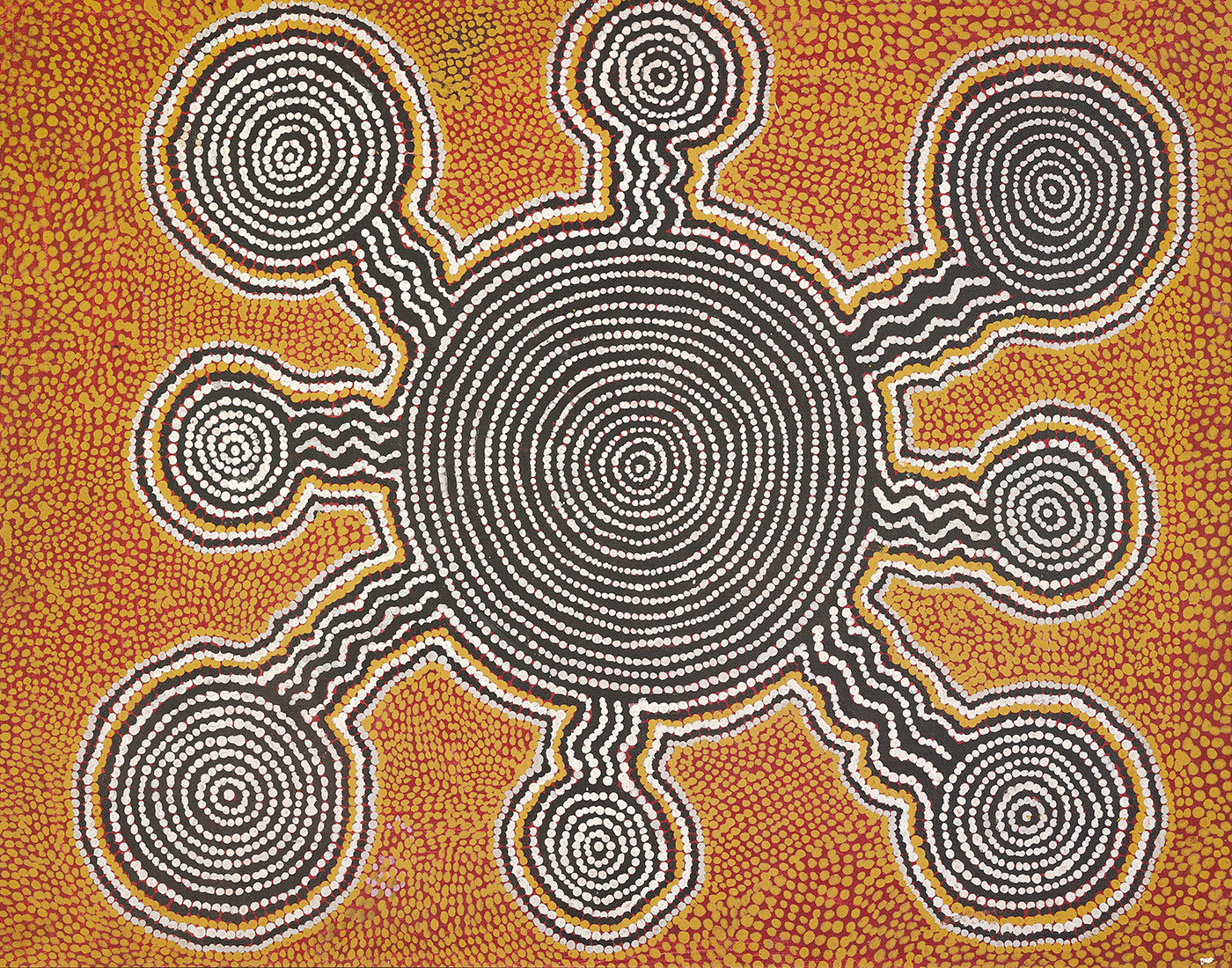 Aboriginal painting.