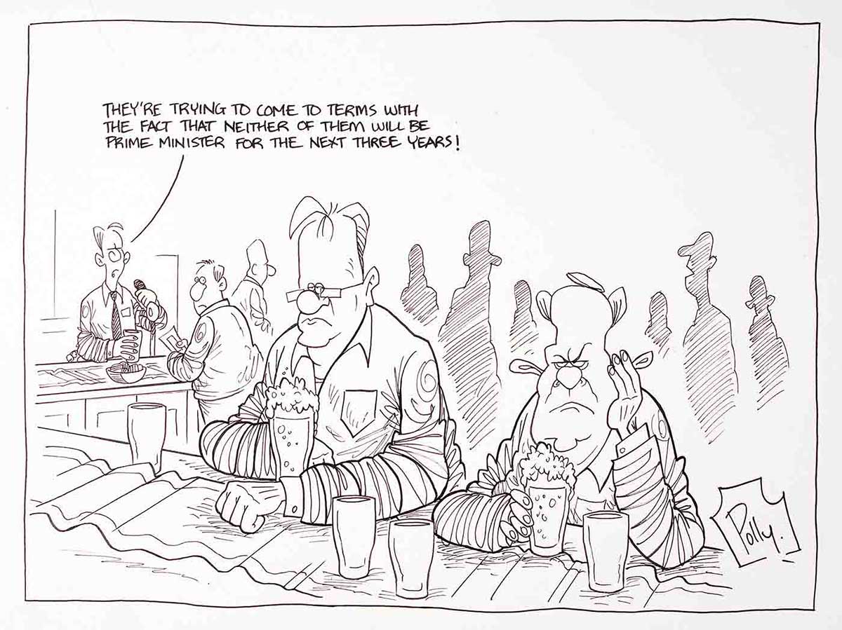 Political cartoon. - click to view larger image