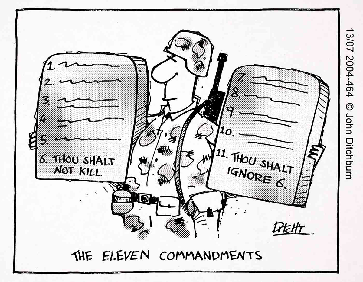 Political cartoon. - click to view larger image