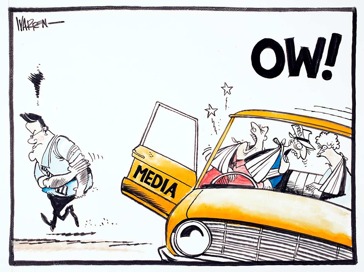 Political cartoon. - click to view larger image