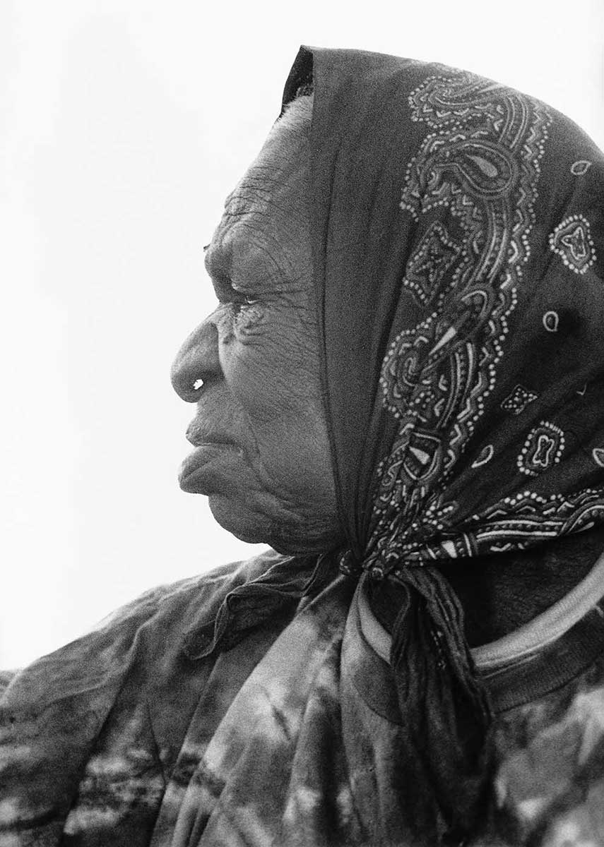 Portrait of an Aboriginal Australian woman. - click to view larger image