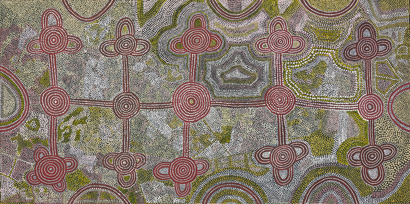Aboriginal painting. - click to view larger image