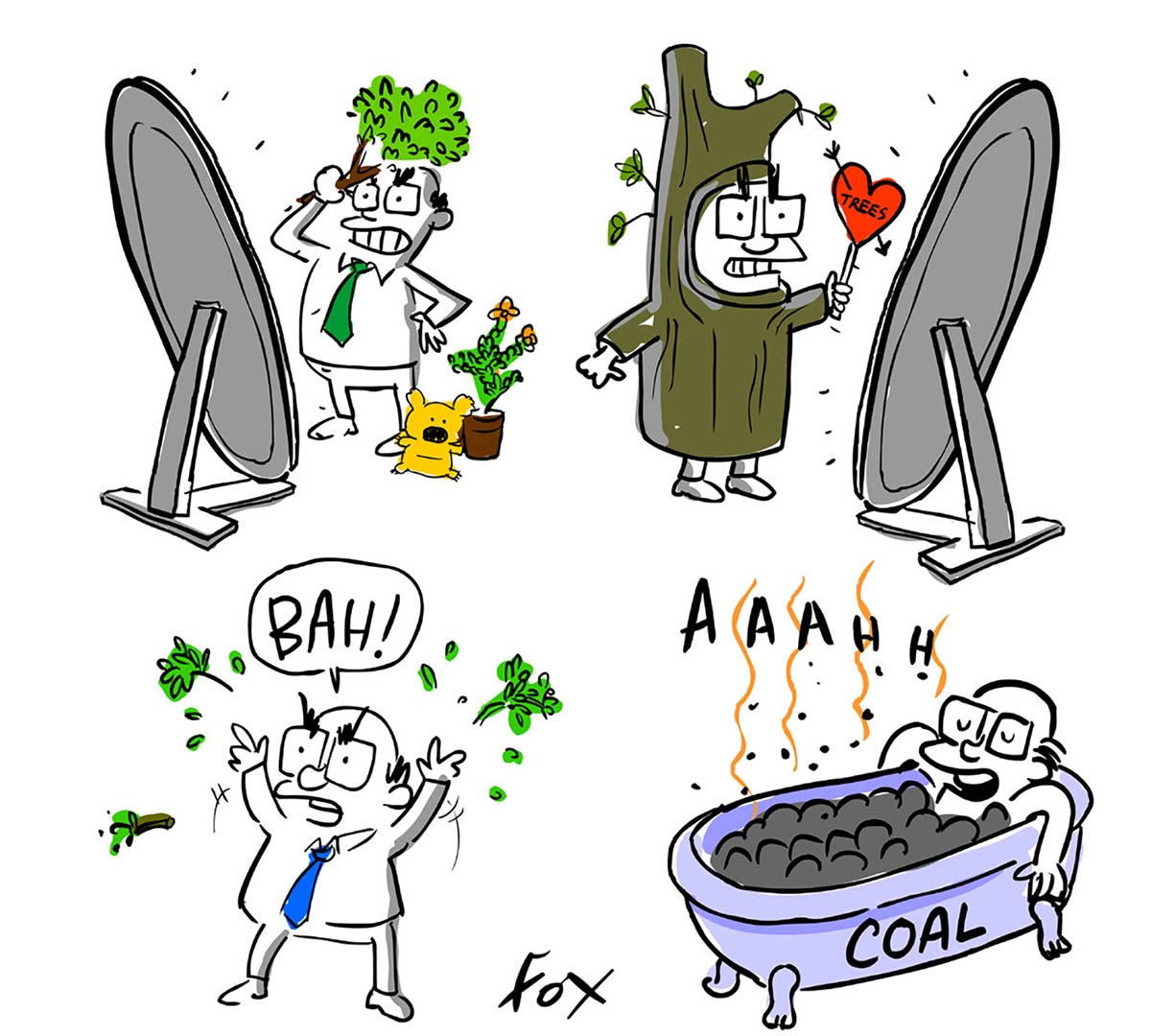 Political cartoon. - click to view larger image