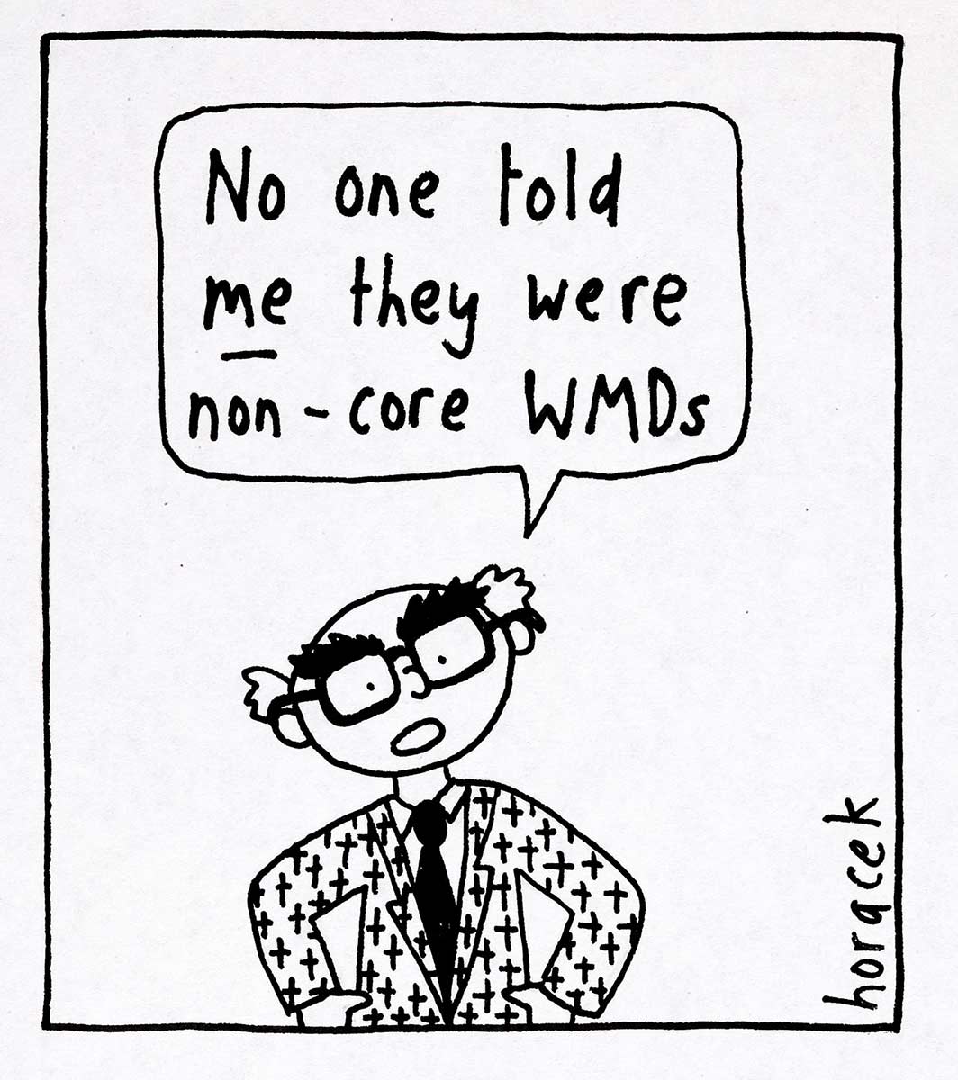 Political cartoon. - click to view larger image