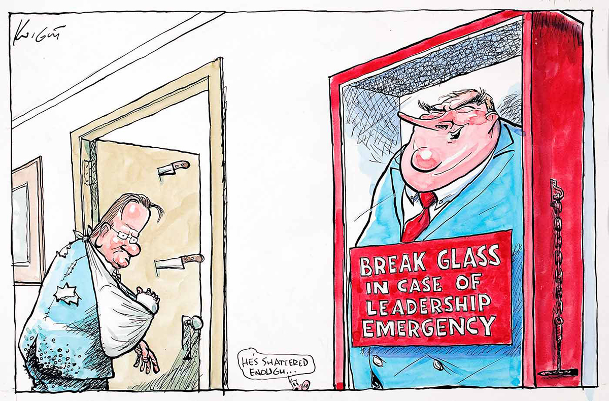 Political cartoon. - click to view larger image
