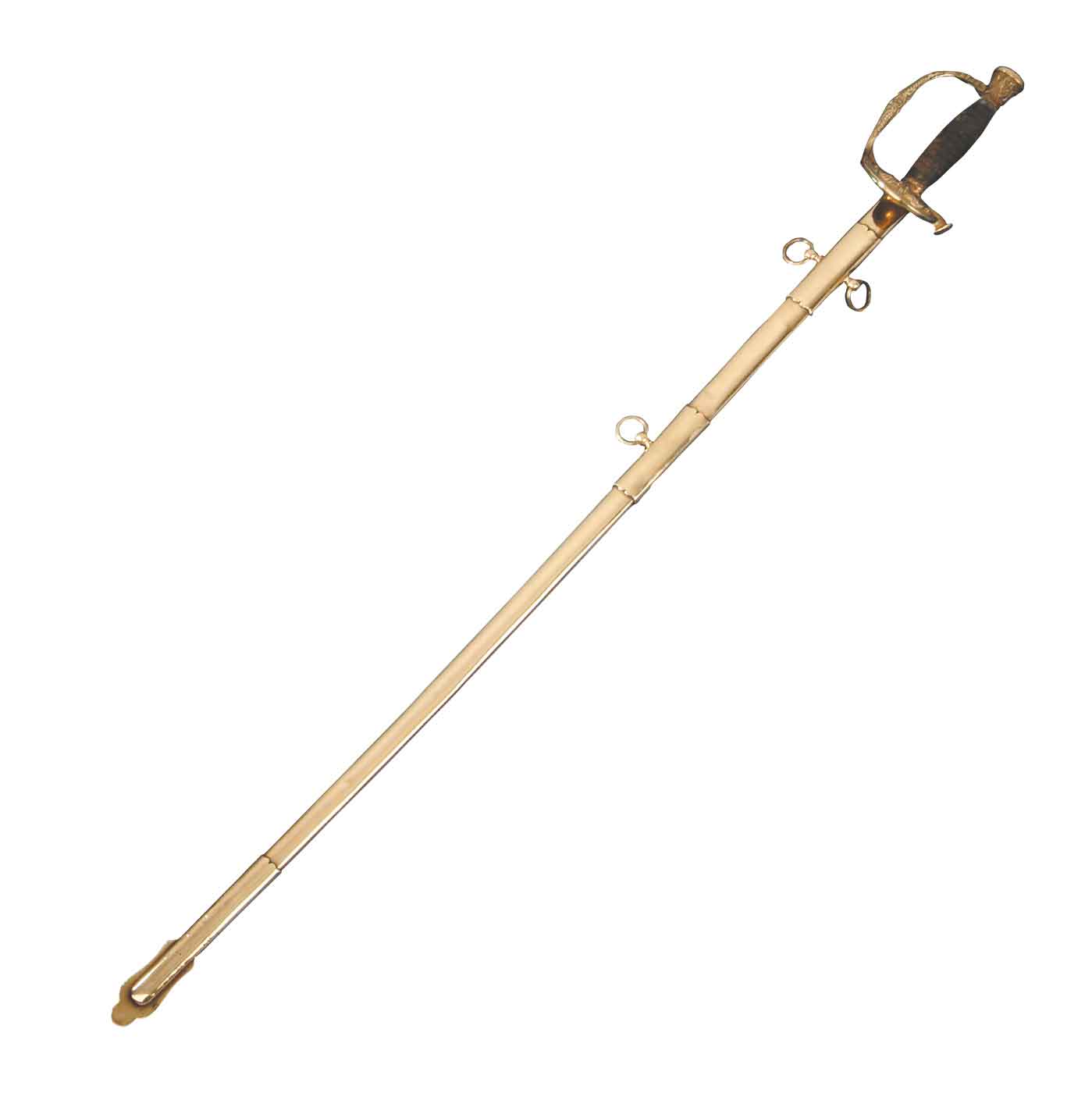 Gold or brass coloured sword. - click to view larger image