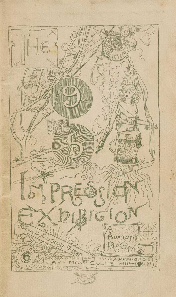 Cover of a catalogue from 1889 - click to view larger image
