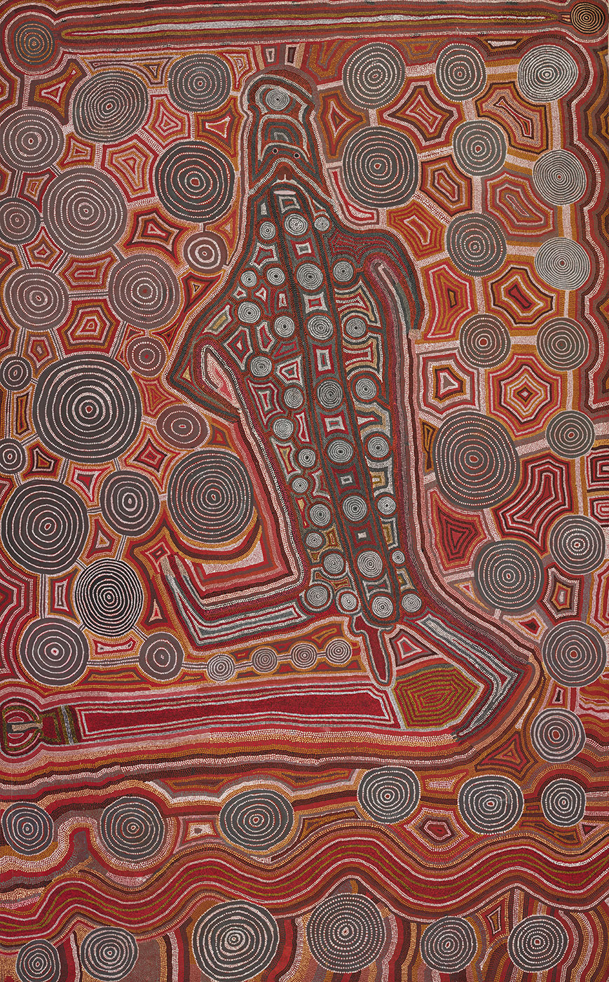 Yumari 1981 by Uta Uta (Wuta Wuta) Tjangala. - click to view larger image