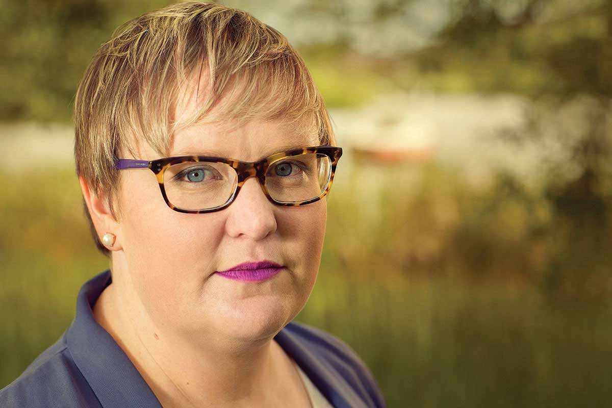 Studio portrait photograph of Heidi Prowse. - click to view larger image