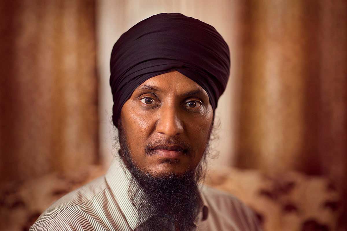 Studio portrait photograph of Tejinder pal Singh. - click to view larger image
