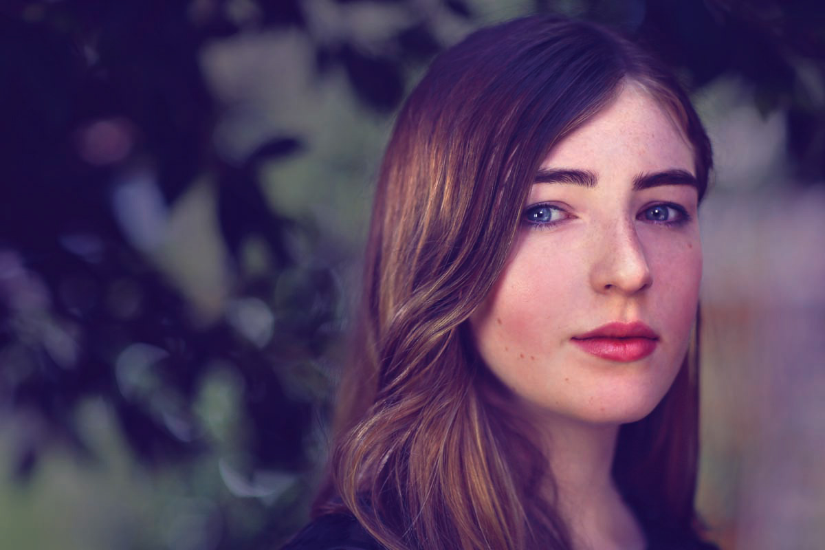 Studio portrait photograph of Georgie Stone. - click to view larger image