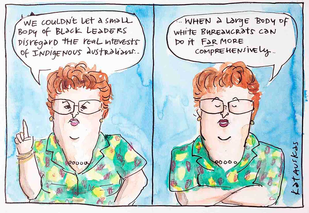 Political cartoon. - click to view larger image