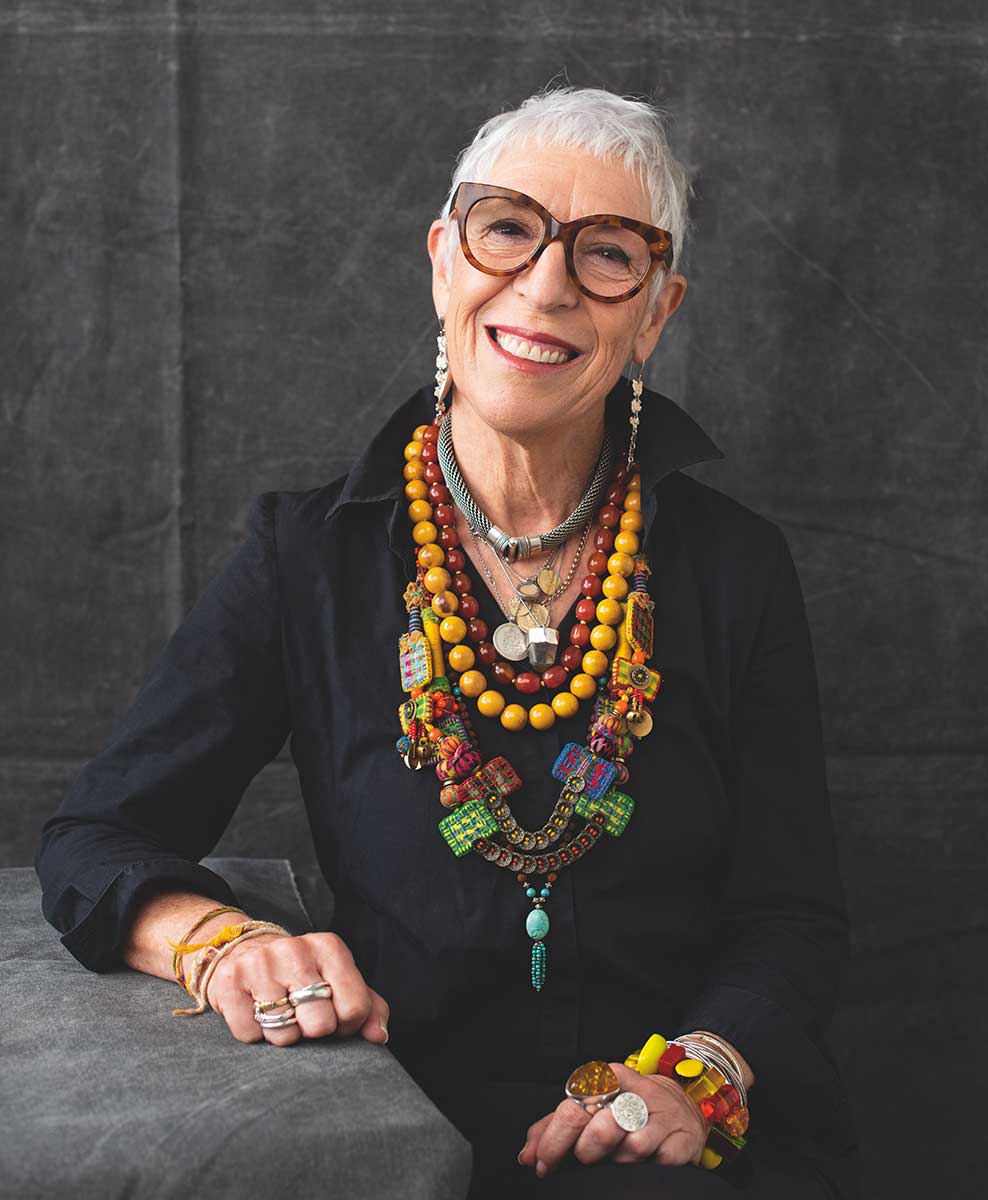 Studio portrait photograph of Ronni Kahn. - click to view larger image