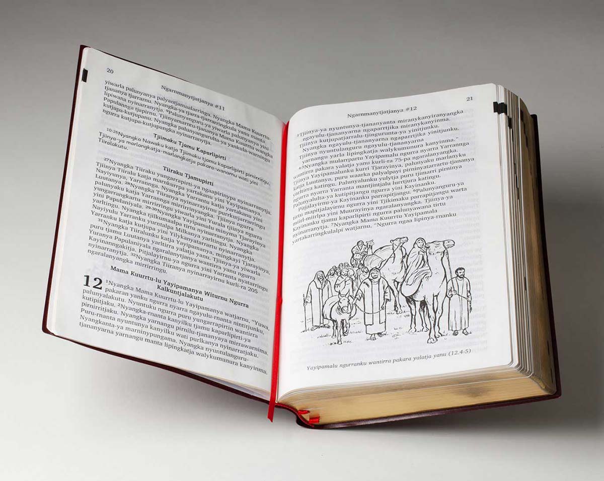 An open bible - click to view larger image