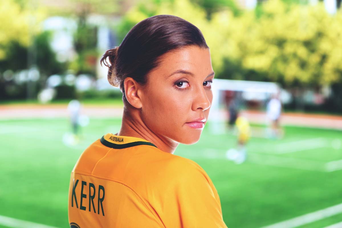 Portrait photograph of Samantha Kerr. - click to view larger image