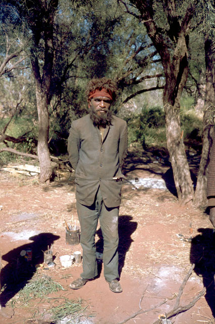 Portrait photo of an Aboriginal Australian man. - click to view larger image