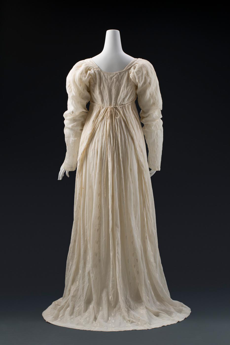 Embroidered muslin dress | National Museum of Australia