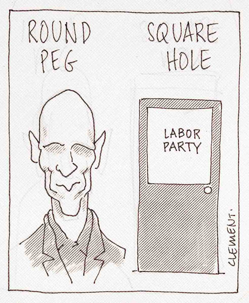 Political cartoon. - click to view larger image
