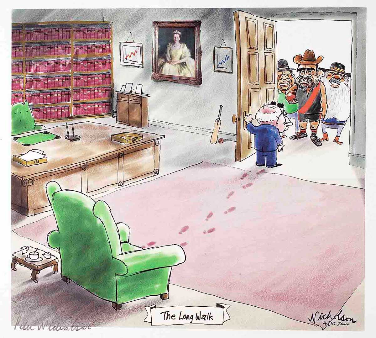 Political cartoon. - click to view larger image