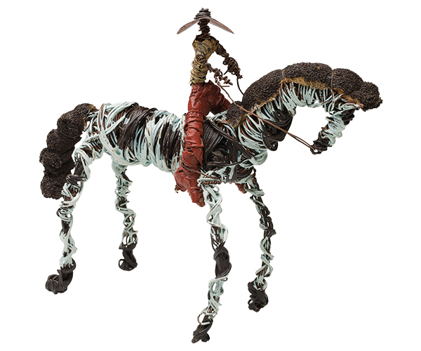 Horse and cowboy bush toy - click to view larger image