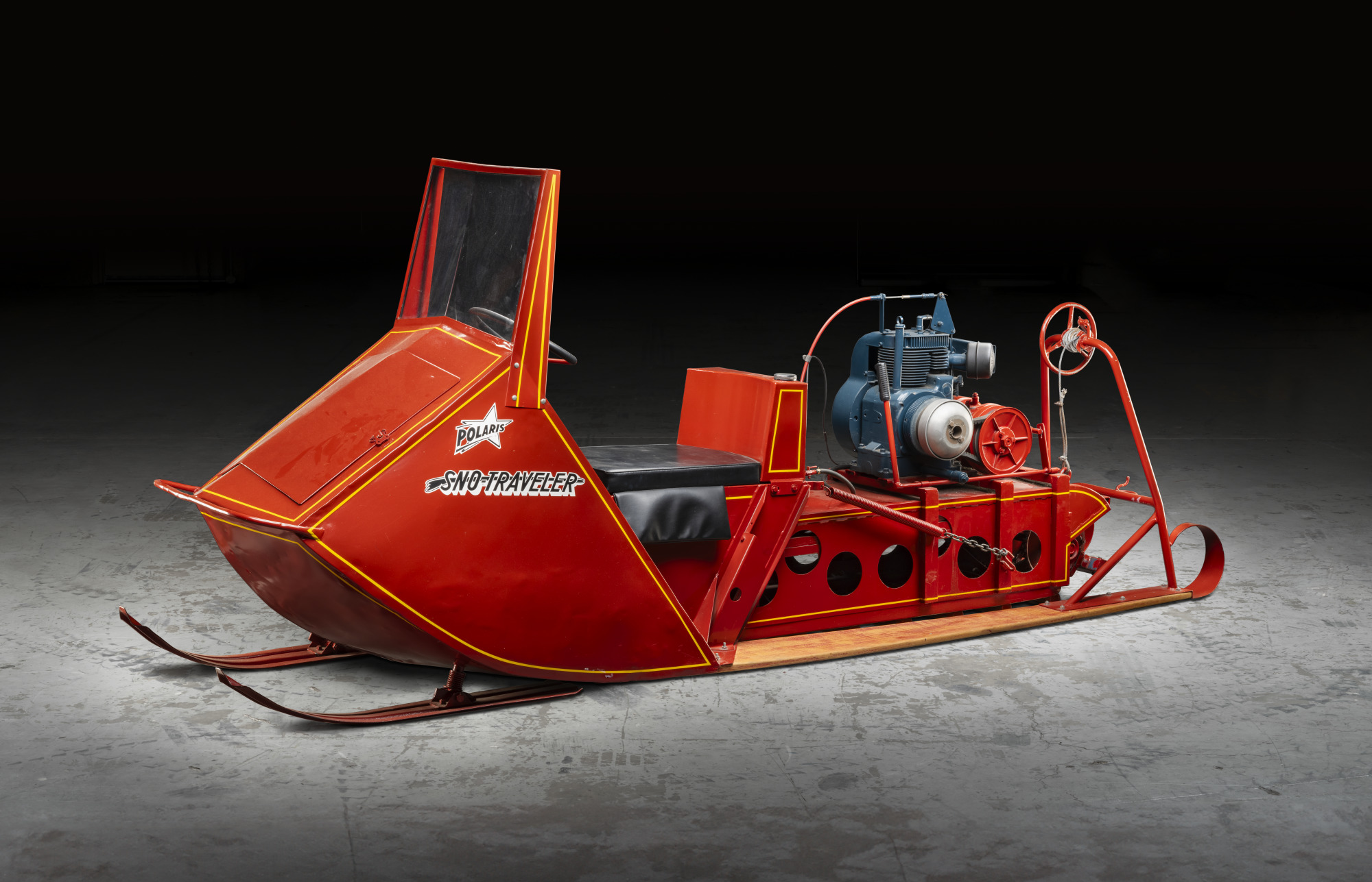 Polaris Sno-Traveler K95, snowmobile, Minnesota, USA, 1964