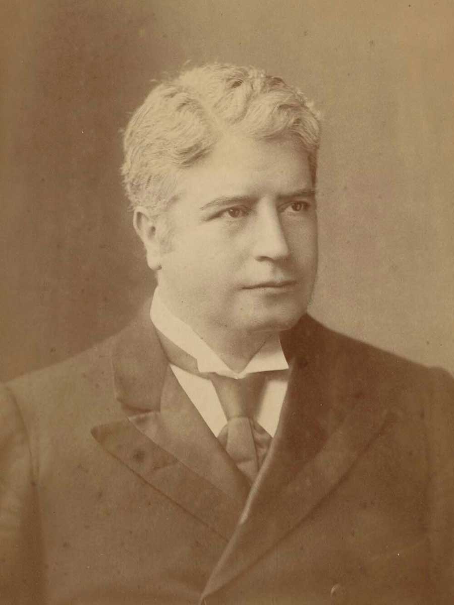 studio photo portrait of head and shoulders of middle aged man - click to view larger image