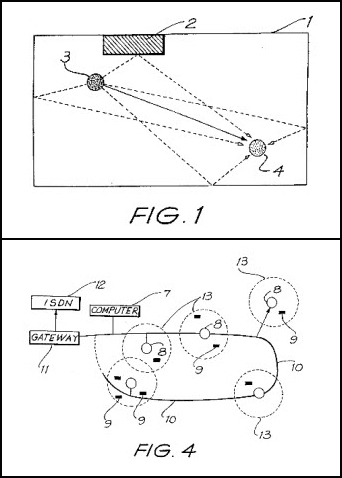 Drawing showing the trajectory of the wifi signal (left). Figure 4 drawing of a wireless network.