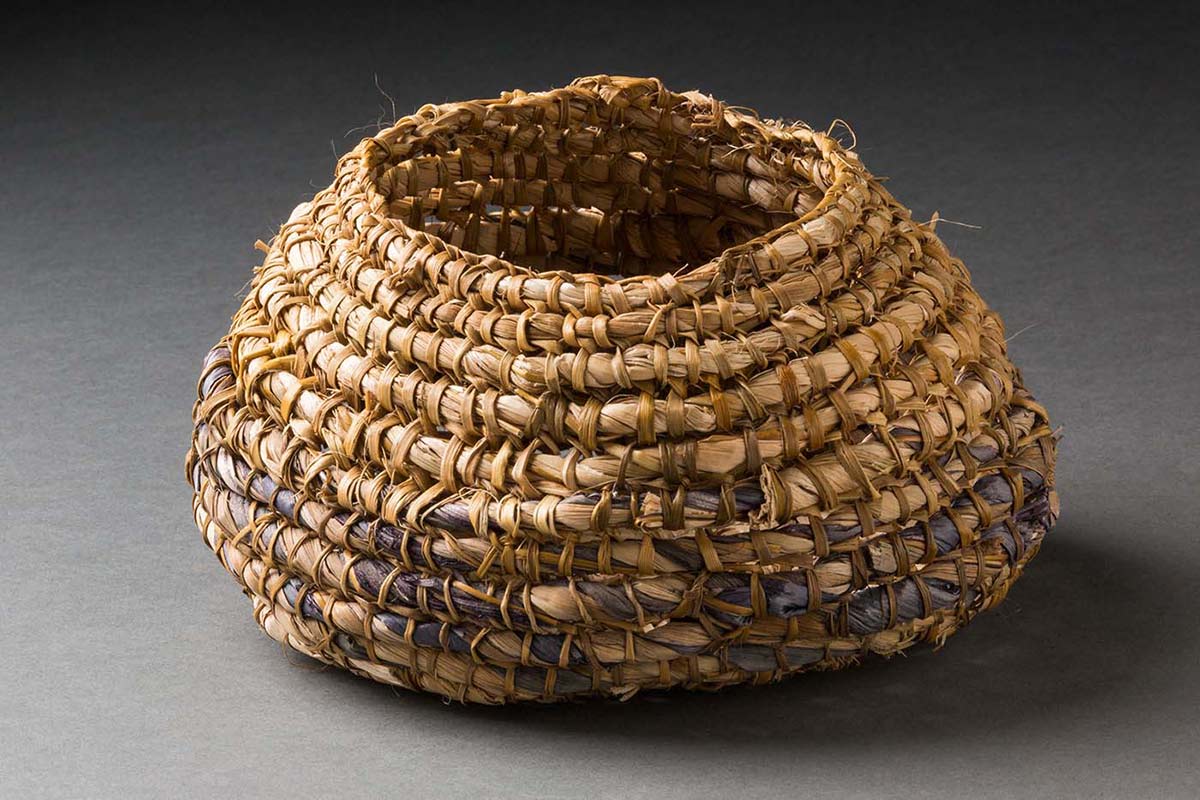 Woven basket. - click to view larger image