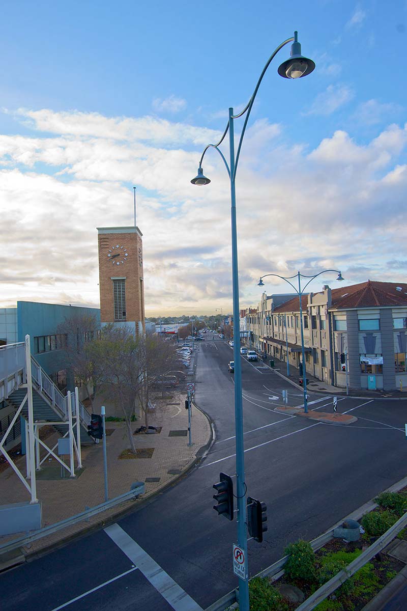 View of a country town street. - click to view larger image