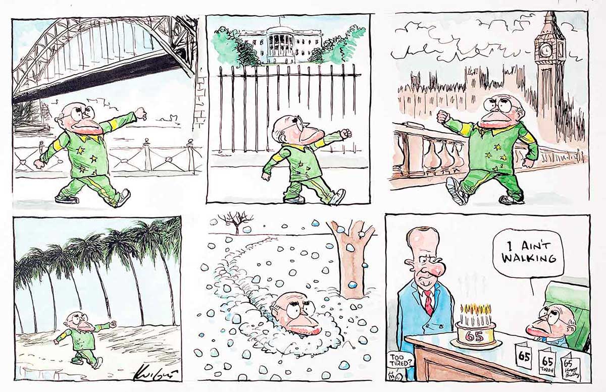 Political cartoon. - click to view larger image