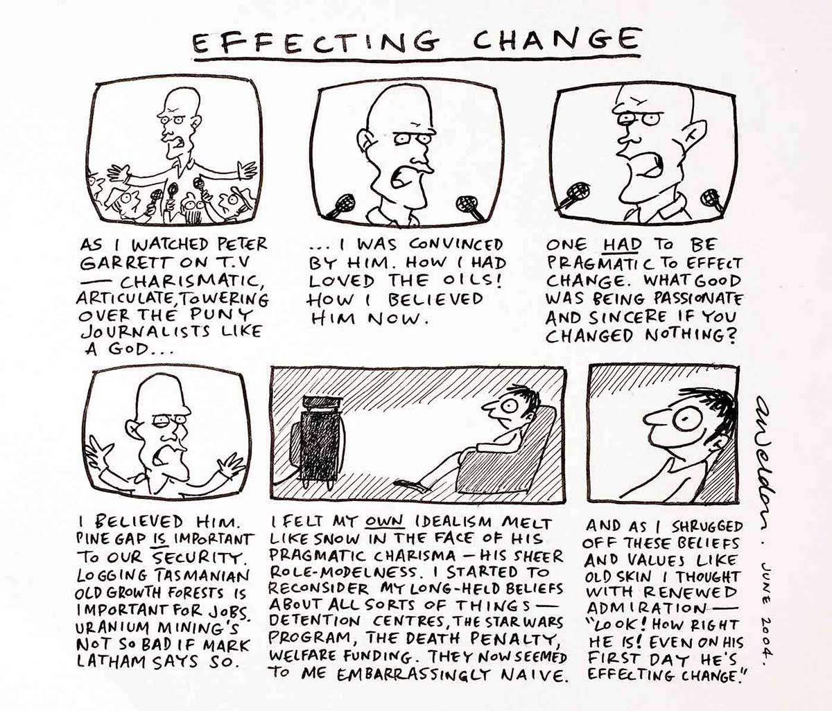 Political cartoon. - click to view larger image